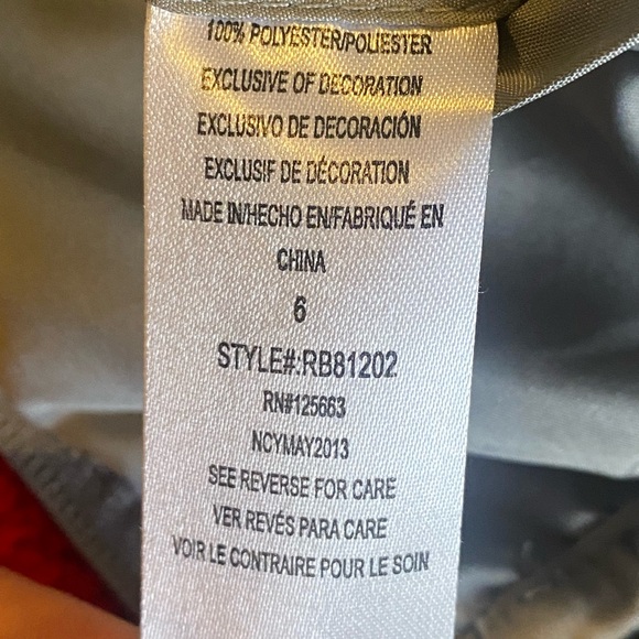 Rugged Bear fleece lined reversible red and gray windbreaker jacket coat size 6 - Picture 8 of 10